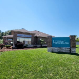 Forefront Dermatology clinic exterior in Marinette, WI