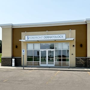 Forefront Dermatology clinic exterior in Shawano, WI