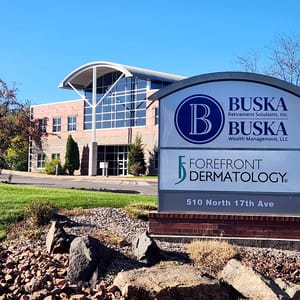 Forefront Dermatology clinic exterior in Wausau, WI