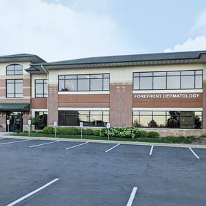 Forefront Dermatology clinic exterior in Hudson, WI