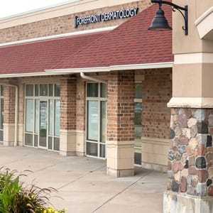 Forefront Dermatology clinic exterior in Oconomowoc, WI