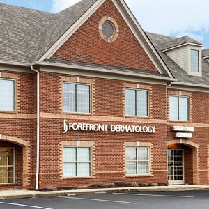 Forefront Dermatology clinic exterior in Carmel, IN