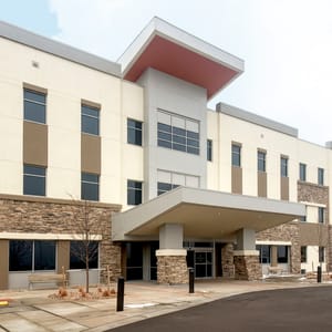 Forefront Dermatology clinic exterior in Castle Rock, CO