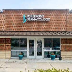 Forefront Dermatology clinic exterior in Knightdale, NC