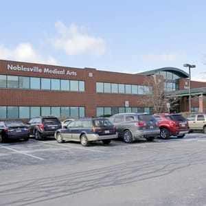 Forefront Dermatology clinic exterior in Noblesville, IN