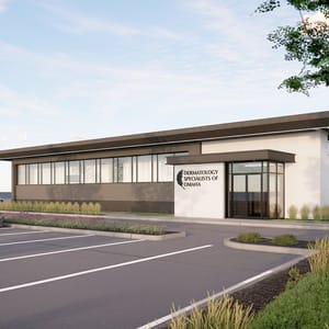 Dermatology Specialists of Omaha, LLC clinic exterior in Elkhorn, NE