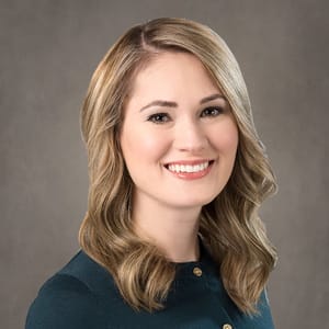 Headshot of Meganne Gerwin, MS, PA-C, certified physician assistant at Forefront Dermatology