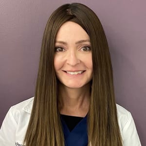 Headshot of Michell Pascarella, NP-C, advanced practice nurse prescriber at Forefront Dermatology