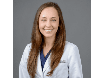 Headshot of Melissa Anne Uranker, PA-C, board-certified physician assistant at Knight Dermatology