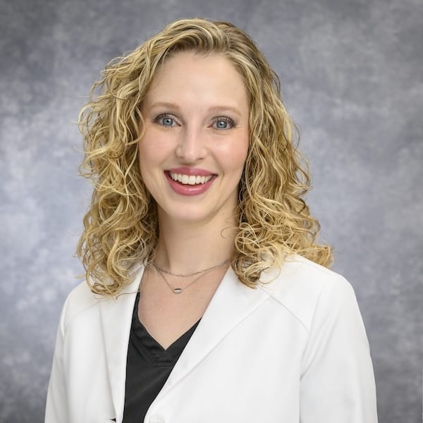 Headshot of Charity Burkhardt, PA-C, certified physician assistant at Compassion Dermatology