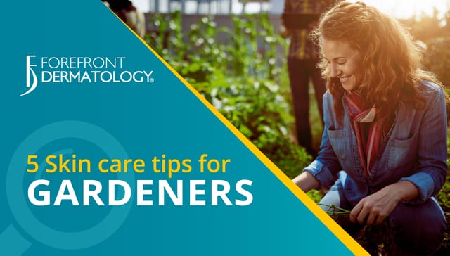 SKIN CARE FOR GARDENERS