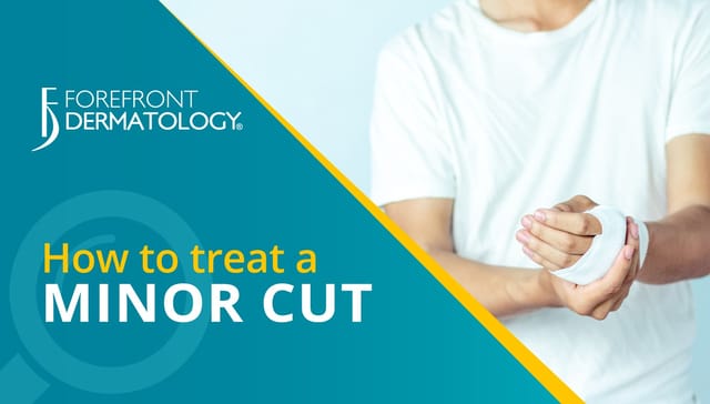 HOW TO TREAT A MINOR CUT