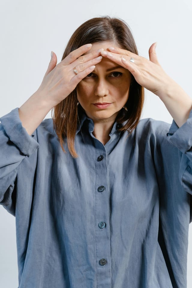 woman considering a facelift