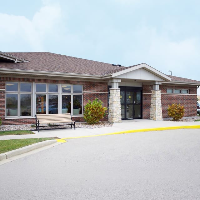 Forefront Dermatology clinic exterior in De Pere, WI
