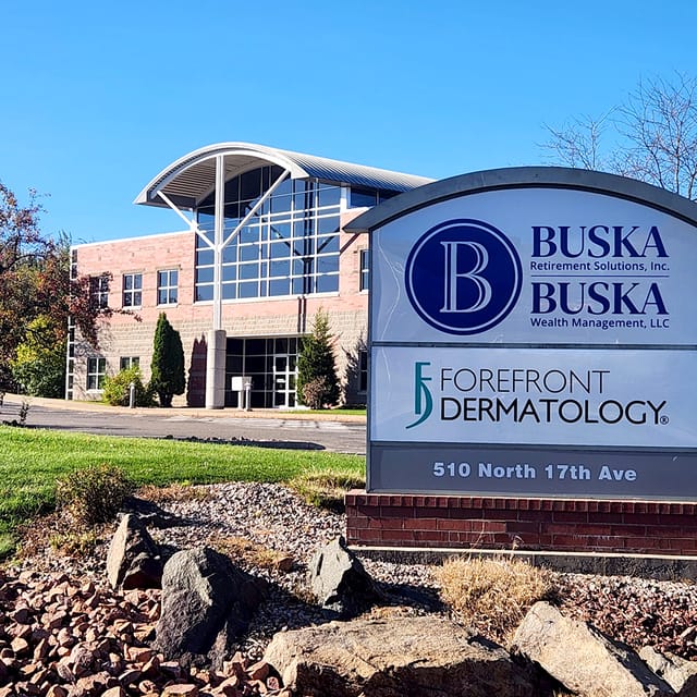 Forefront Dermatology clinic exterior in Wausau, WI