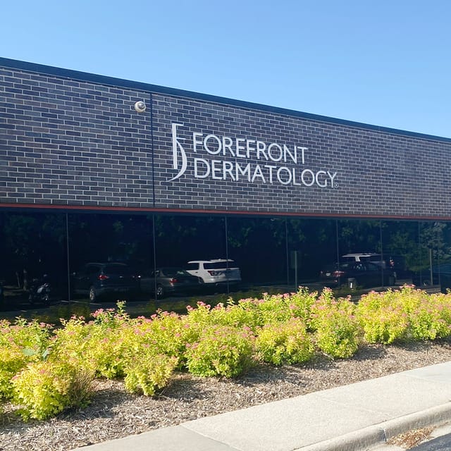Forefront Dermatology clinic exterior in Glendale, WI