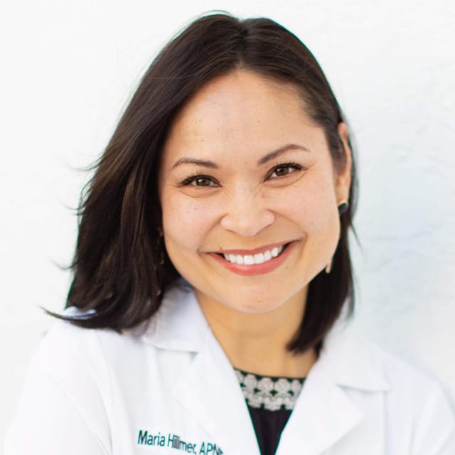 Headshot of Maria Hillmer, APNP, advanced practice nurse prescriber at Forefront Dermatology