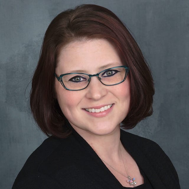 Headshot of Lindsay Stevens, FNP, family nurse practitioner at Forefront Dermatology
