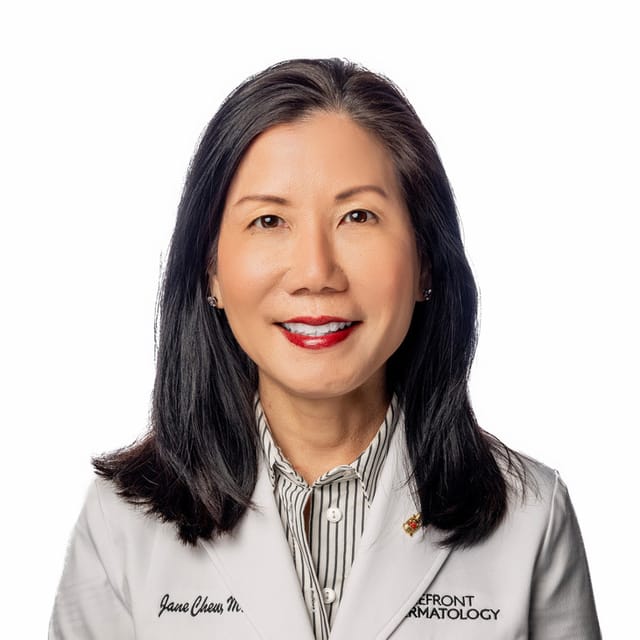 Headshot of Jane T. Chew, FAAD, MD, board-certified dermatologist at Forefront Dermatology