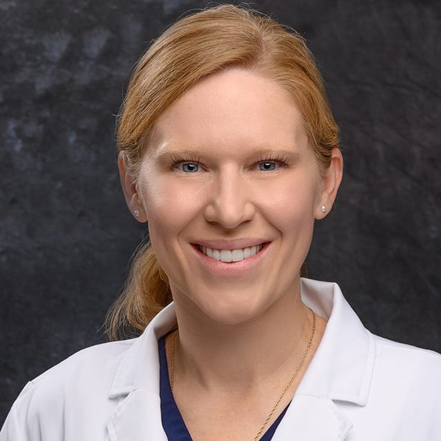 Headshot of Caitlin Seykora, DO, FAAD, board-certified dermatologist at Forefront Dermatology
