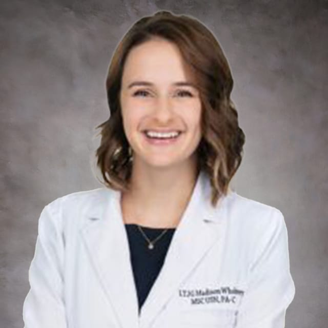 Headshot of Madison Whobrey, PA-C, certified physician assistant at Atlantic Shore Dermatology