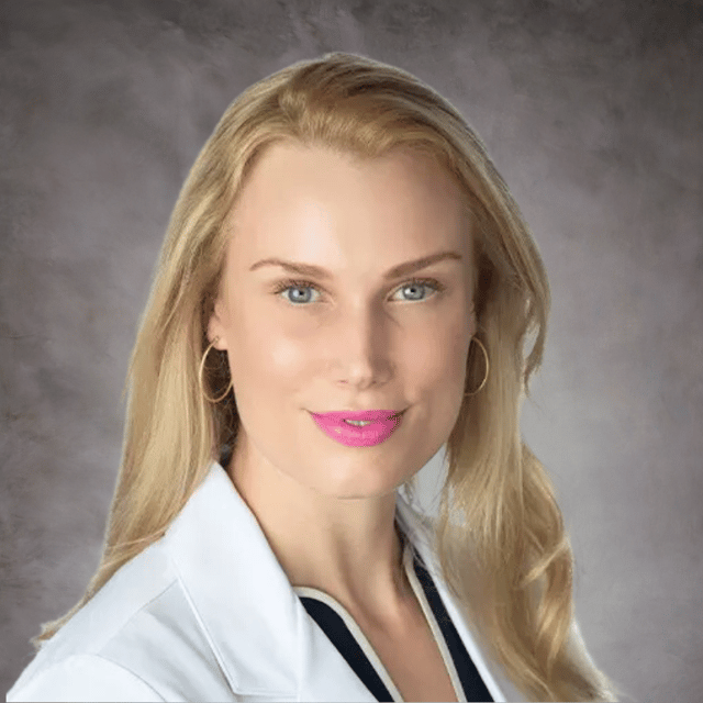 Headshot of Anne Marie Leger, FAAD, board-certified dermatologist at Advanced Dermatology