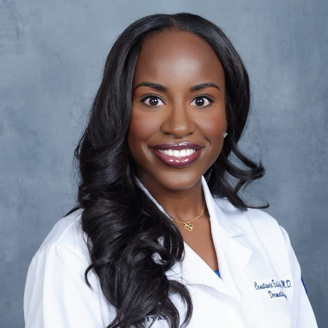 Headshot of Constance Ehiaghe Ediale, MD, board-certified dermatologist at Forefront Dermatology
