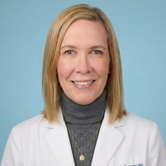 Headshot of Elizabeth Arnold Spenceri, MD, board-certified dermatologist at Swann Dermatology