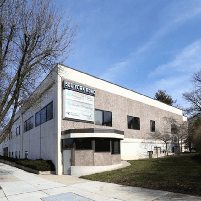 Forefront Dermatology clinic exterior in Jenkintown, PA