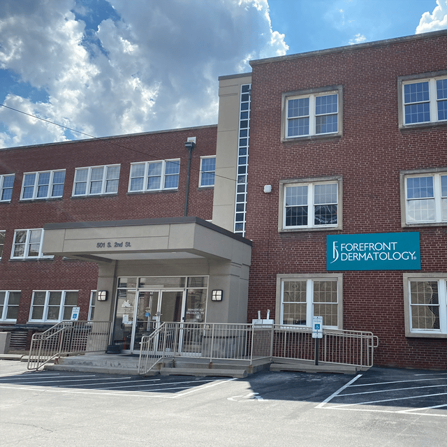 Forefront Dermatology clinic exterior in Louisville, KY