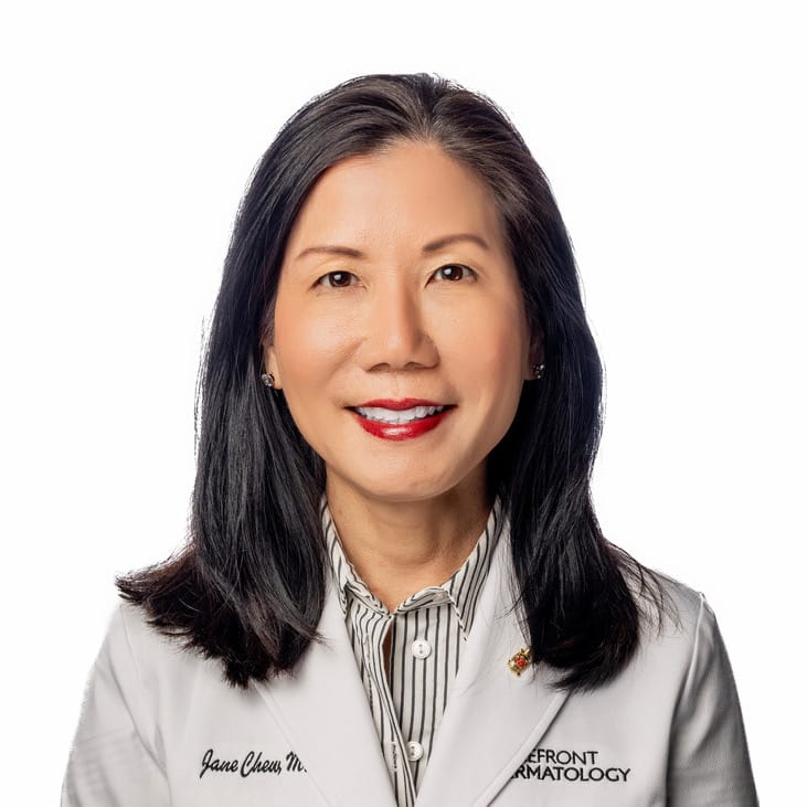 Headshot of Jane T. Chew, FAAD, MD, board-certified dermatologist at Forefront Dermatology