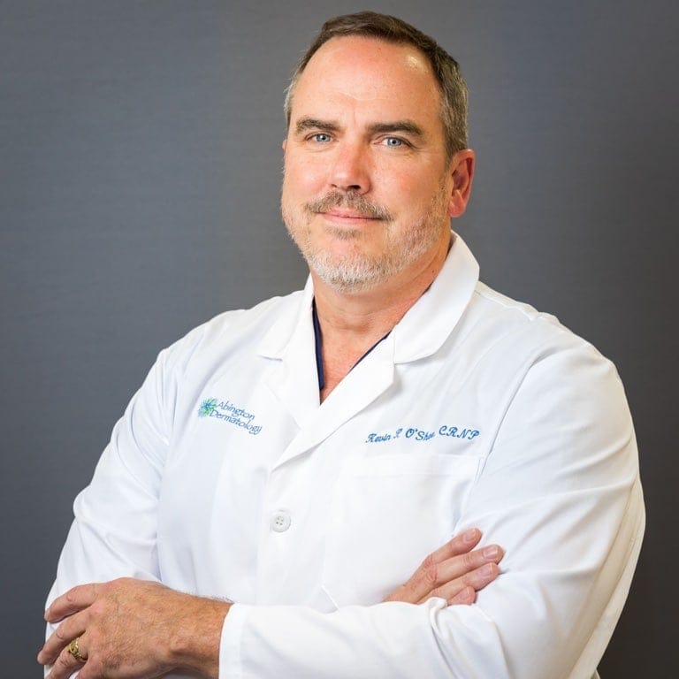 Headshot of Kevin Patrick O'Shea, MSN, CRNP, certified nurse practitioner at Forefront Dermatology