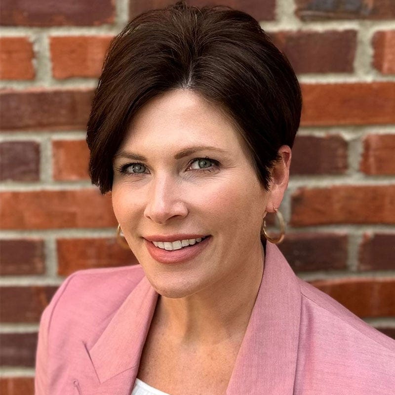Headshot of Dani Haas, FNP-C, family nurse practitioner at Forefront Dermatology