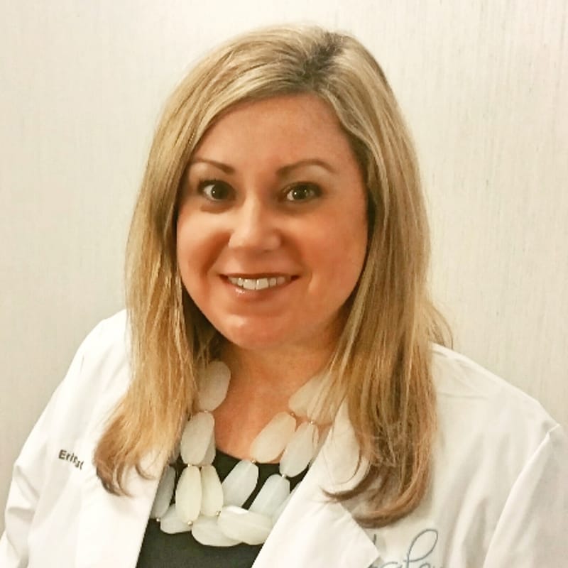 Headshot of Erin E. Armstrong, PA-C, certified physician assistant at Haley Dermatology