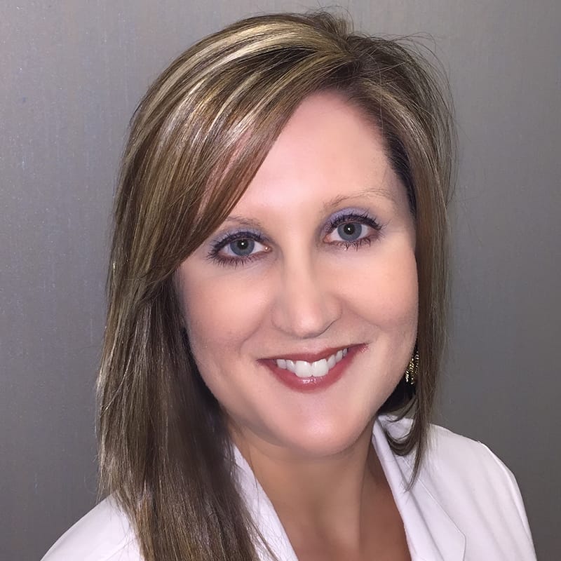 Headshot of Christin Rowe, PA-C, certified physician assistant at Haley Dermatology