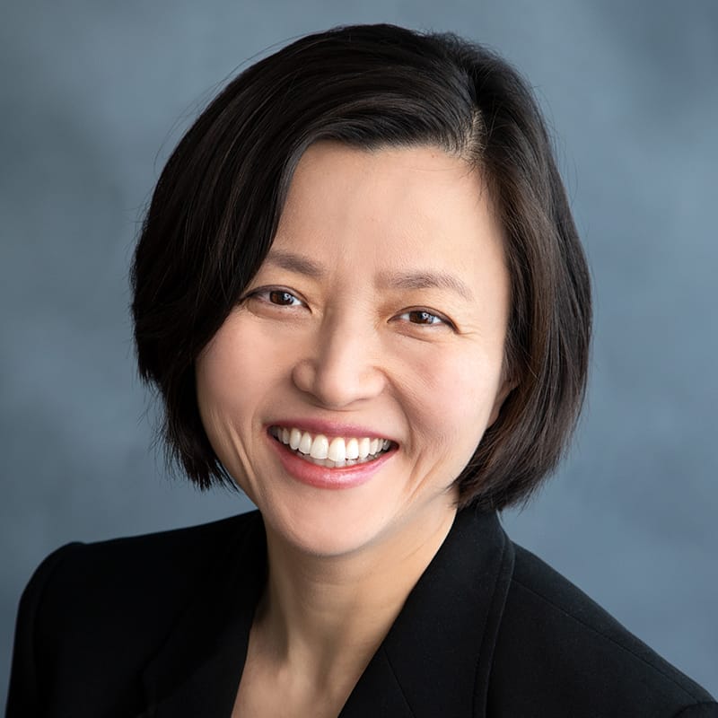 Headshot of K. Mireille Chae, FAAD, MD, board-certified dermatologist at Forefront Dermatology