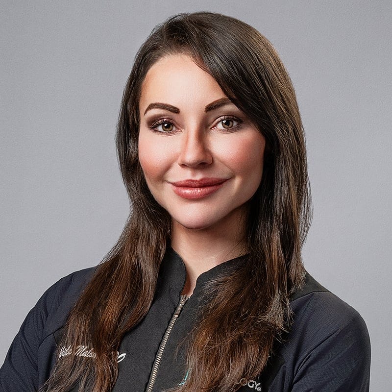 Headshot of Gabriela Maloney, DO, FAAD, board-certified dermatologist at Forefront Dermatology