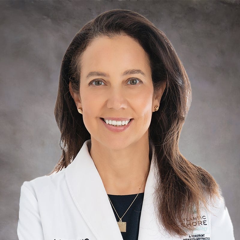 Headshot of Ashley Cavalier, FAAD, MD, board-certified dermatologist at Atlantic Shore Dermatology