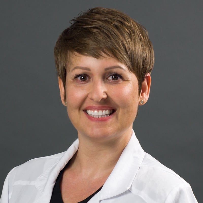 Headshot of Stephanie Gant, FNP-C, certified nurse practitioner at Forefront Dermatology