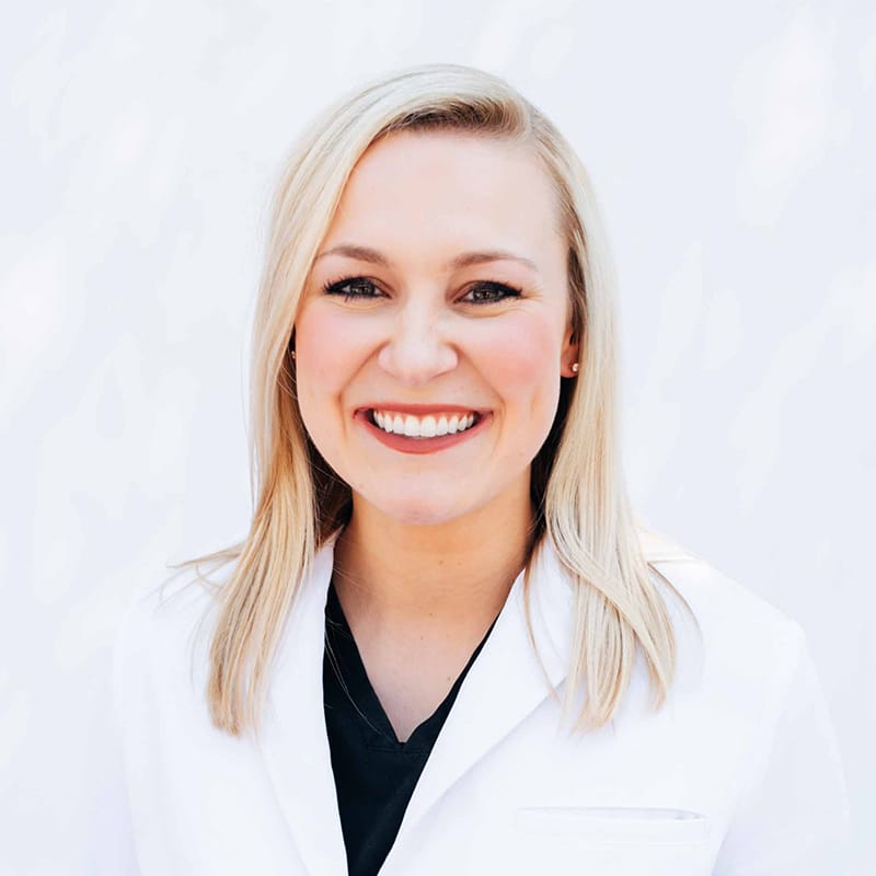 Headshot of Alison Peterson, NP-C, certified nurse practitioner at Inverness Dermatology