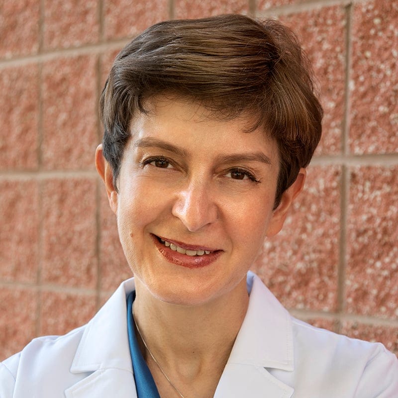 Headshot of Anna Reznikova, MMS, PA-C, certified physician assistant at Forefront Dermatology