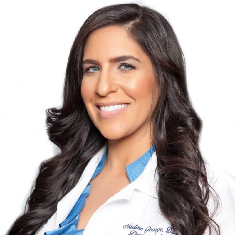 Headshot of Nadine Soro, DO, board-certified dermatologist at Skin Center