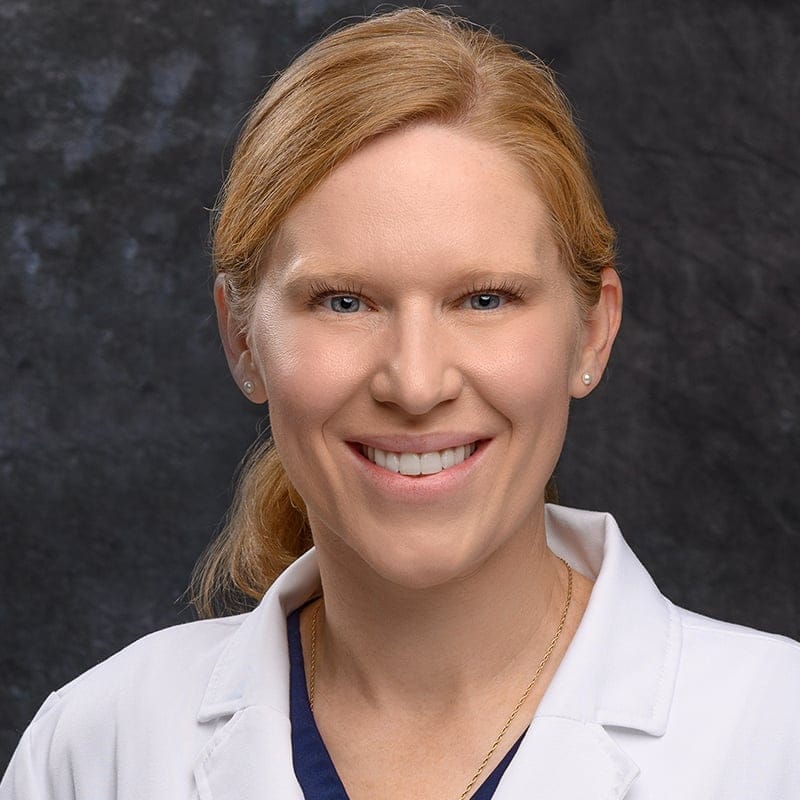 Headshot of Caitlin Seykora, DO, FAAD, board-certified dermatologist at Forefront Dermatology