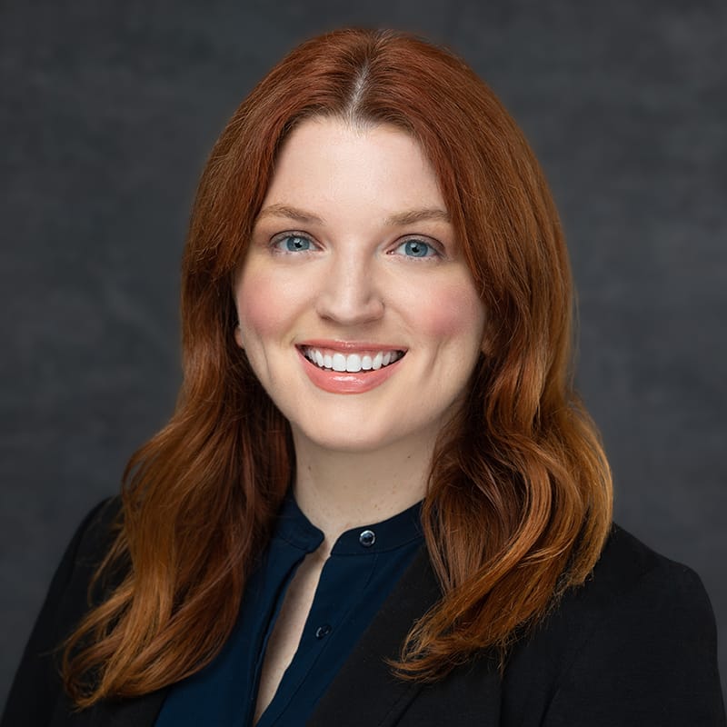 Headshot of Laryn Steadman, FAAD, MD, board-certified dermatologist at Forefront Dermatology