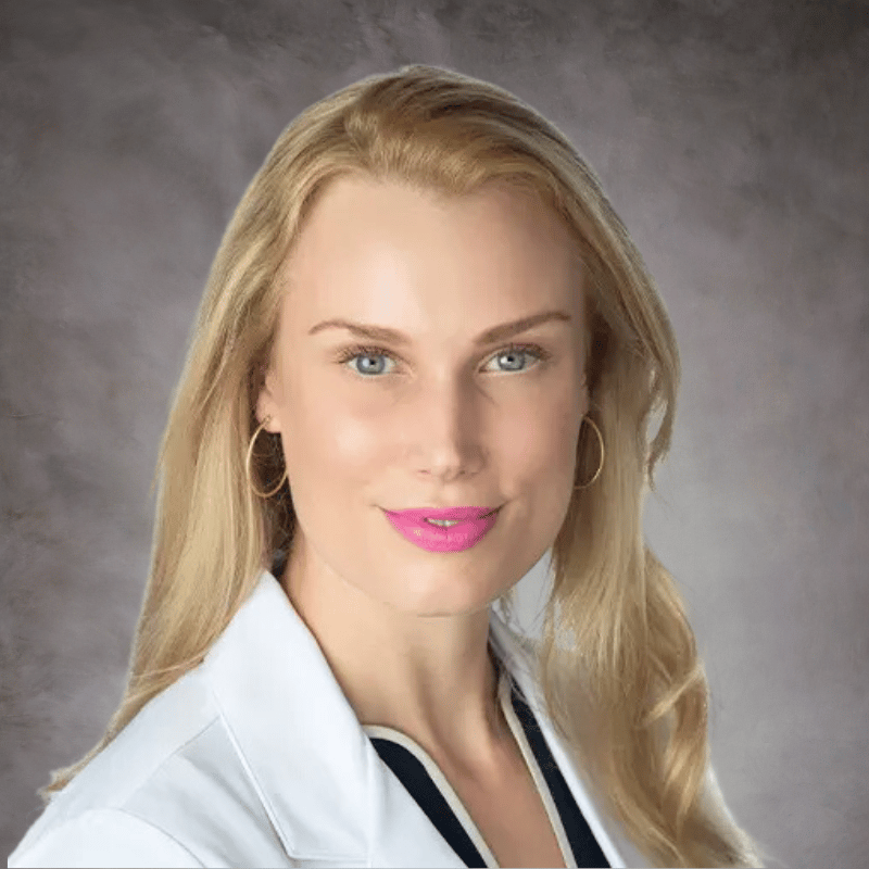 Headshot of Anne Marie Leger, FAAD, board-certified dermatologist at Advanced Dermatology
