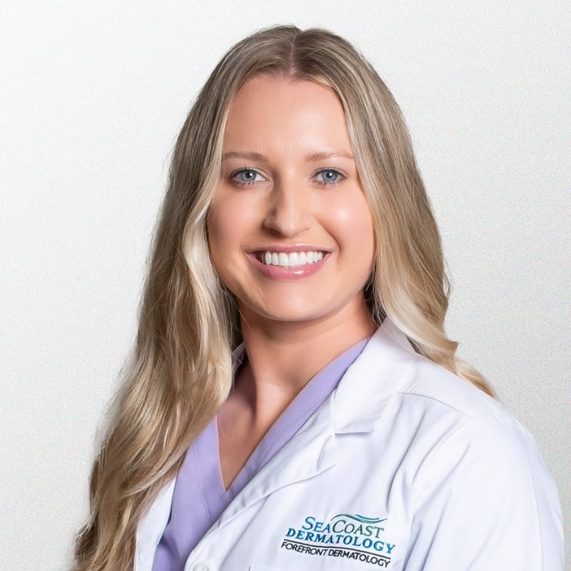 Headshot of Ashley Milliken, FNP-C, certified nurse practitioner at Seacoast Dermatology