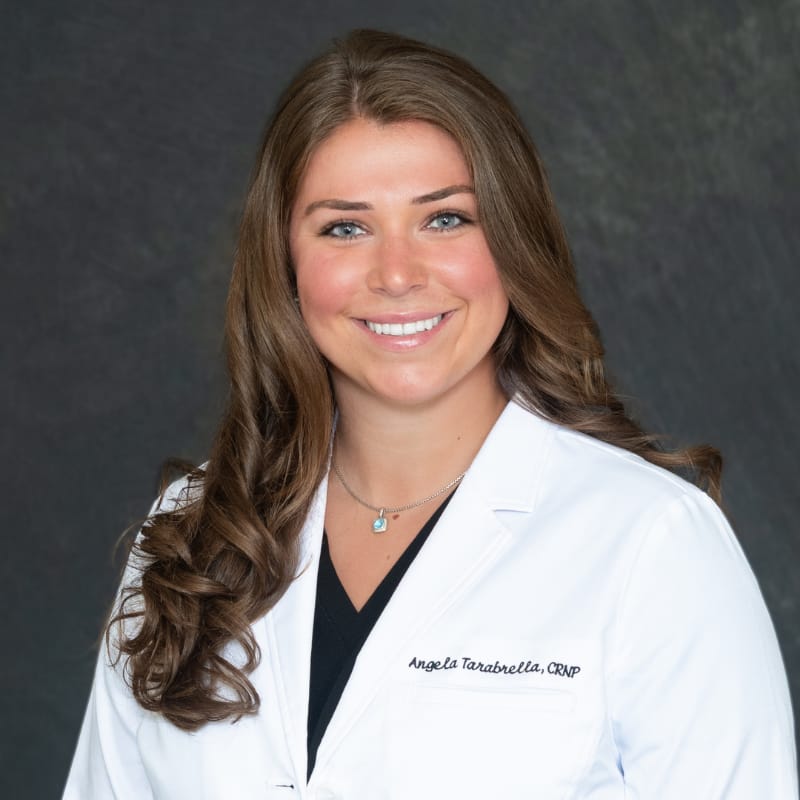 Headshot of Angela Marie Tarabrella, NP, certified registered nurse practitioner at Forefront Dermatology