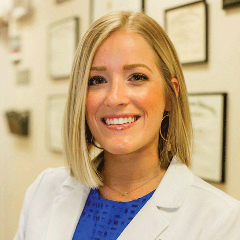 Headshot of Lindsey Gross Jones, PA-C, certified physician assistant at Atlantic Shore Dermatology