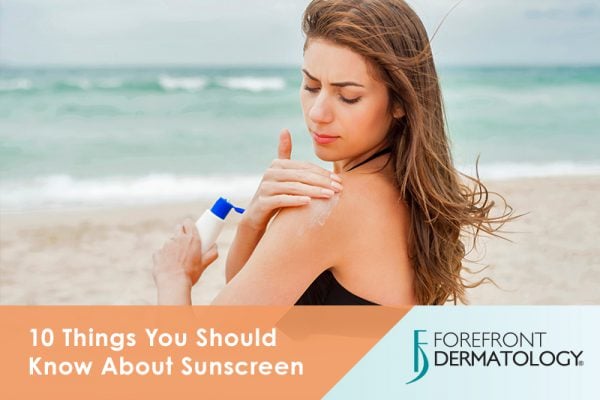 10 Facts About Sunscreen