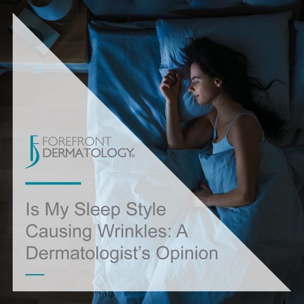 Is My Sleep Style Causing Wrinkles, a Dermatologist’s Opinion